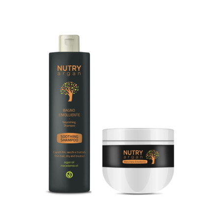 Nutri Argan - szampon odżywczo - nawilżający + Maska arganowa- Rebitalia Professional Cosmetics