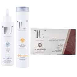 ZESTAW IU TREATMENTS - Peeling trychologiczny + HAIR LOSS SHAMPOO + HAIR LOSS POWER LOTION
