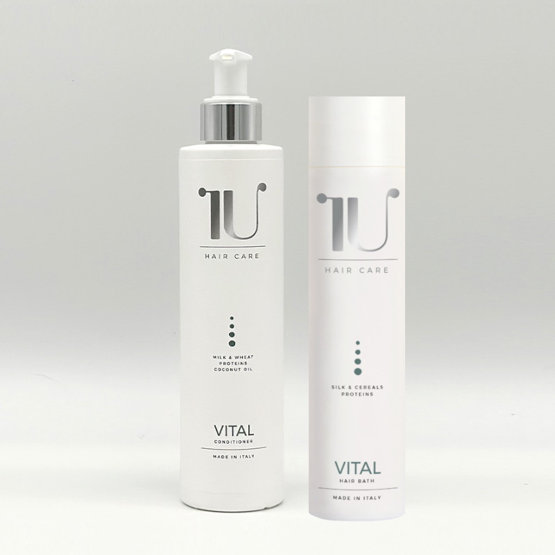 Zestaw do włosów suchych i po zabiegach - VITAL Shampoo + VITAL Mask  Carisma Professional Zestaw do włosów suchych i po zabiegach - VITAL Shampoo + VITAL Mask  Carisma Professional