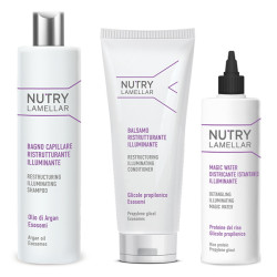 Zestaw nadający połysk- Nutri Lamellar Shampoo +Illuminating Conditioner+ Magic Water