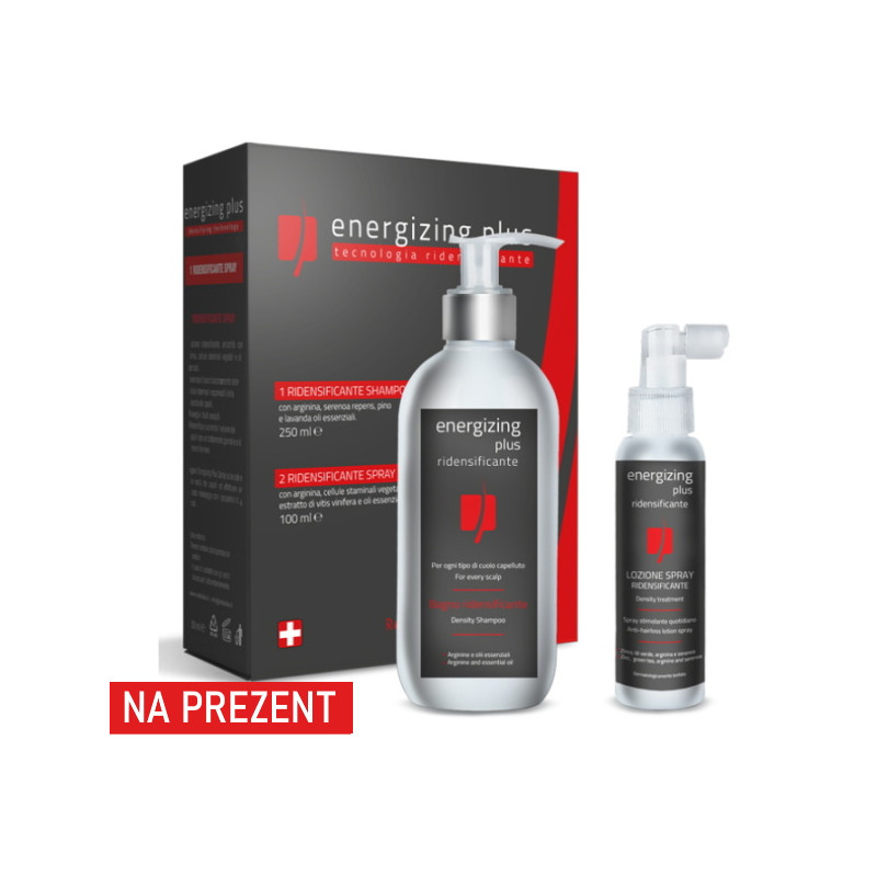 Zestaw Prezentowy Energizing Plus Szampon + Energizing Plus Lotion Rebitalia Professional Cosmetics